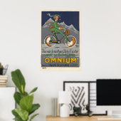 Fietswedstrijd Omnium - Mich Poster (Thuiskantoor)