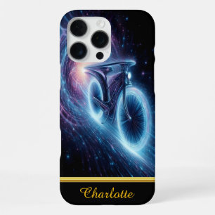 Fietswedstrijden door een wervelende kosmische tun iPhone 16 pro max hoesje