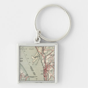 Fietswegen in New York en Conneticut 10 Sleutelhanger