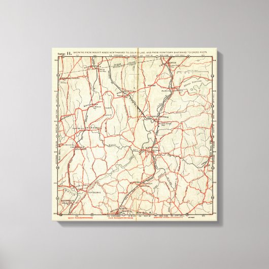 Fietswegen in New York en Conneticut 12 Canvas Afdruk (Voorkant)