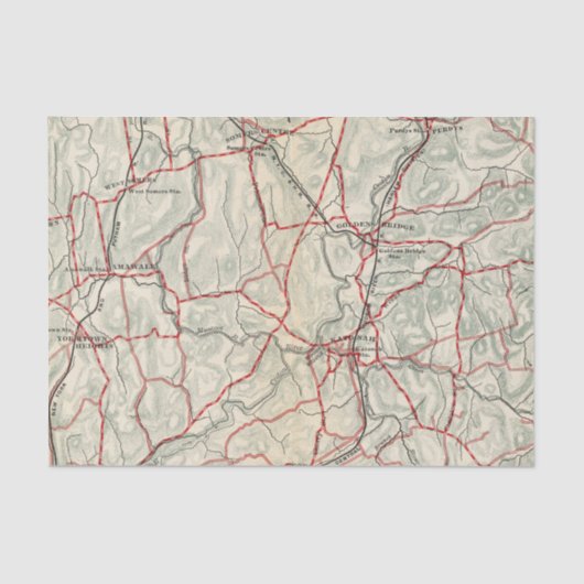 Fietswegen in New York en Conneticut 12 Tissuepapier (Voorkant)