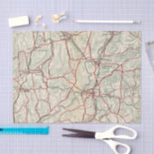 Fietswegen in New York en Conneticut 12 Tissuepapier (Craft)