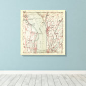 Fietswegen in New York en Conneticut 3 Canvas Afdruk (Insitu (Houten vloer))