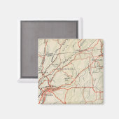 Fietswegen in New York en Conneticut 5 Magneet (Voorkant / Achterkant)