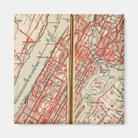 Fietswegen in New York en Conneticut 6 Magneet (Voorkant)