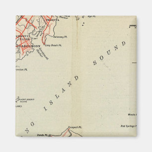 Fietswegen in New York en Conneticut Magneet