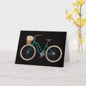 FietsWenskaart Kaart (Gele Bloem)