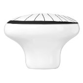 Fietswiel 2D-afbeelding voor fietsers Keramische Knop (Zijkant)