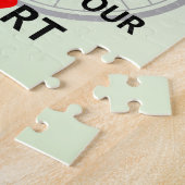 Fietswiel met fietswiel legpuzzel (Zijkant)