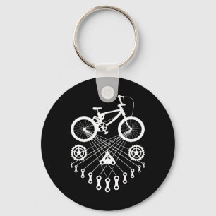 Fietswiel MTB BMX-fiets Wielrenner Fietser Fietsen Sleutelhanger