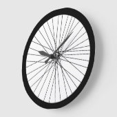 Fietswielklok (2D afgedrukt, grafisch) Grote Klok (Hoek)