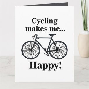Fietswielrennen Wielrenner Verjaardag Kaart