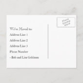  fietswijziging van adres aankondigingskaart (Achterkant)