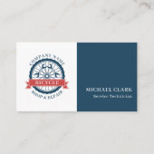 Fietswinkel & Reparatie Logo Design Visitekaartje (Voorkant)