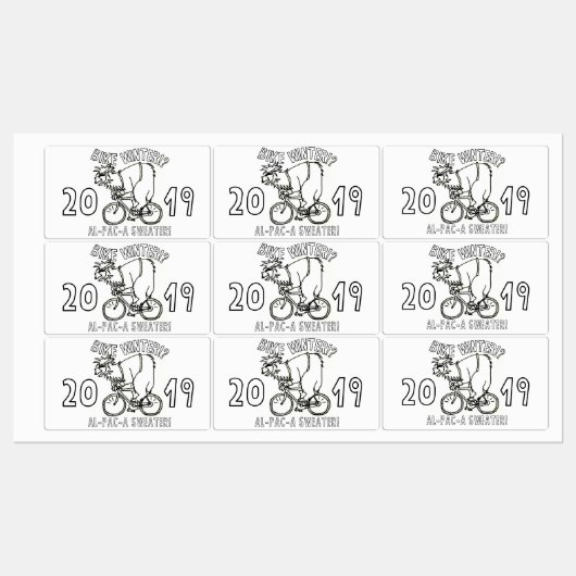 Fietswinter 2019 Alpaca Sweater Sticker (Vel)