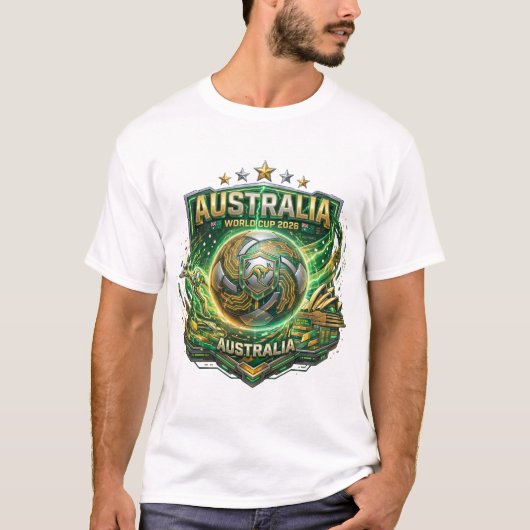 FIFA Wereldbeker 2026 - Australië T-shirt (Voorkant)