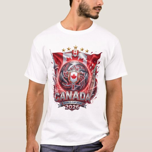 FIFA Wereldbeker 2026 - Canada T-shirt (Voorkant)