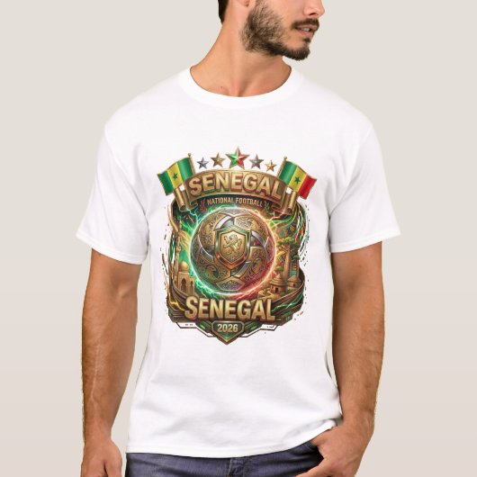 FIFA Wereldbeker 2026 - Senegal T-shirt (Voorkant)