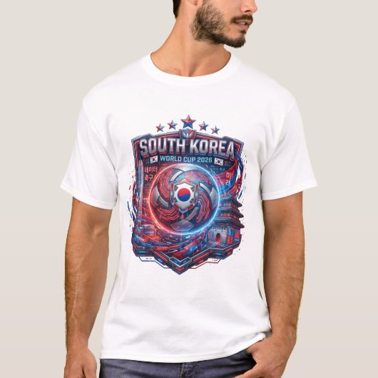 FIFA Wereldbeker 2026 - Zuid-Korea T-shirt (Voorkant)