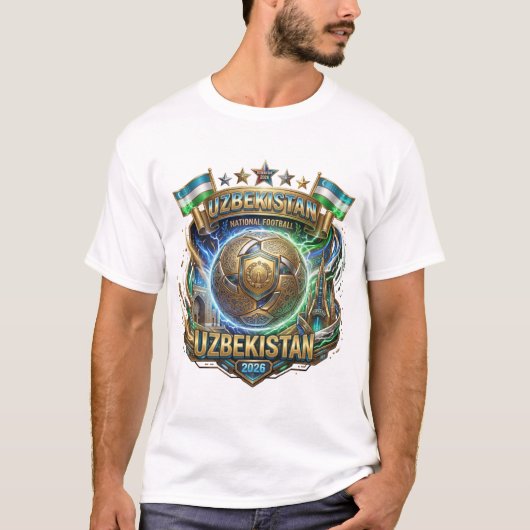 FIFA Wereldkampioenschap 2026 - Oezbekistan T-shirt (Voorkant)