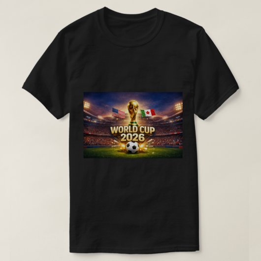 Fifa Wereldkampioenschap 2026 T-shirt (Design voorkant)