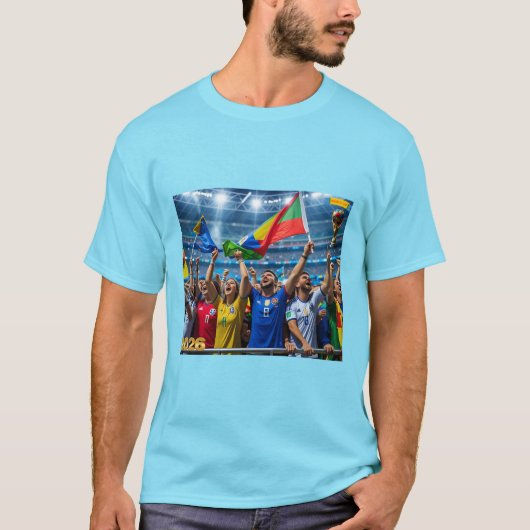 FIFA WERELDKAMPIOENSCHAP VOETBAL 2026 T-SHIRT (Voorkant)