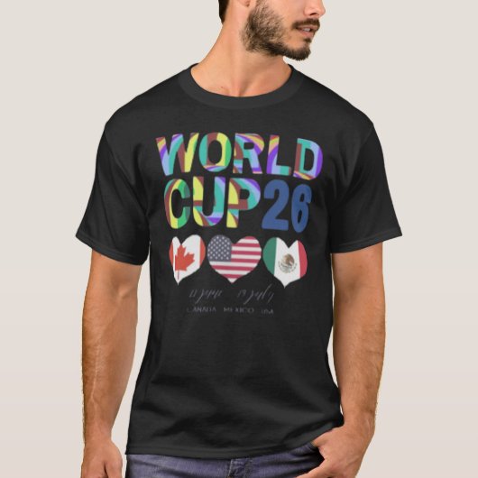 FIFA World Cup 2026 Tri-Nation T-shirt (Voorkant)