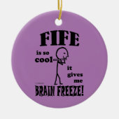 Fife, Brain Freeze keramisch siermiddel Keramisch Ornament (Voorkant)