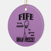 Fife, Brain Freeze keramisch siermiddel Keramisch Ornament (Links)