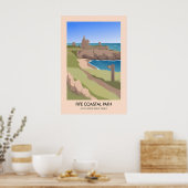 Fife Coastal Path Scotlands Great Trails Poster (Keuken)