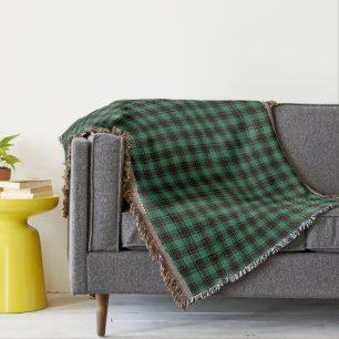 Fife District Tartan Throw Blanket Deken