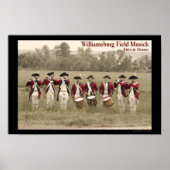 Fife & drum in Berkeley Plantation Poster (Voorkant)