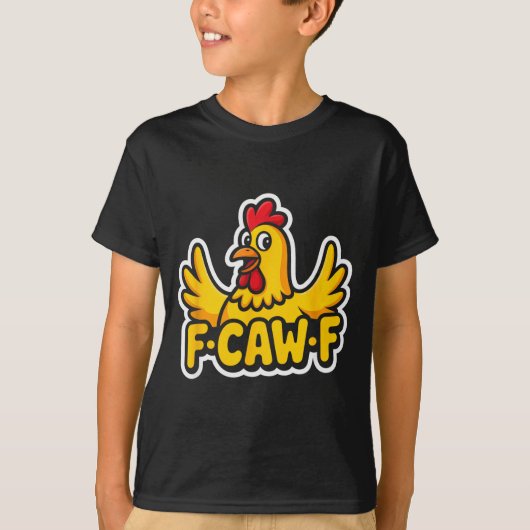 Fife Leven Grappige Sarcastische Kip Fcawf T-shirt (Voorkant)