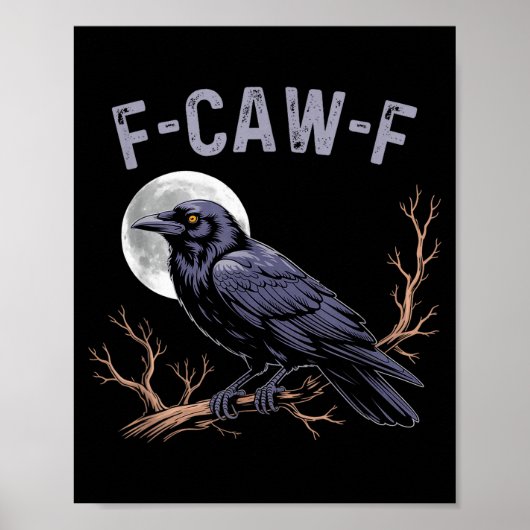 Fife Leven Kraai Grappig Sarcasisch Fcawf  Poster (Voorkant)