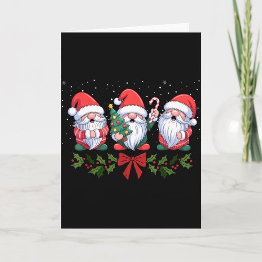 Fife Life Christmas Gnome Holiday Winter Xmas  Kaart (Voorkant)