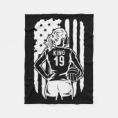 Fife Life High School Volleyball King 19  Fleece Deken (Voorkant)