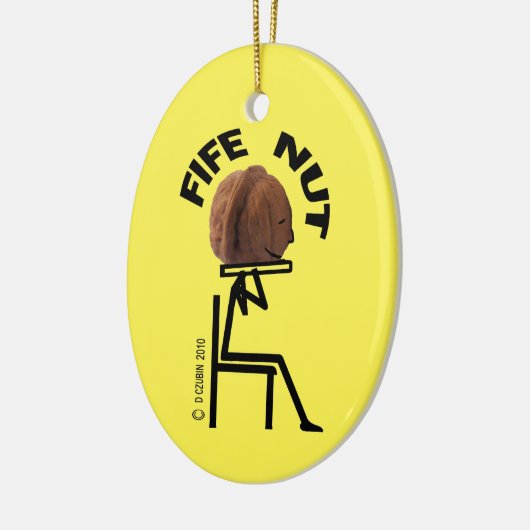 Fife Nut Ceramic Ornament (Links)