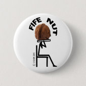 Fife Nut Ronde Button 5,7 Cm (Voorkant)