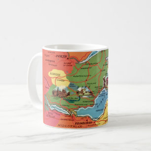 Fife Schotland Vintage Ansichtkaart Mok
