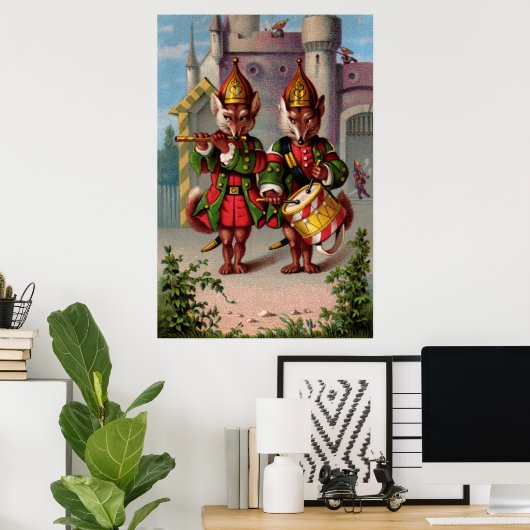 Fife & trommelkoeien poster (Thuiskantoor)