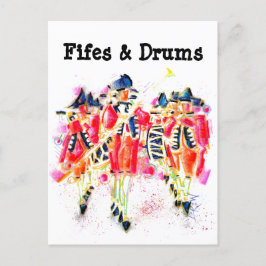 Fifes and Drums #181201 Briefkaart