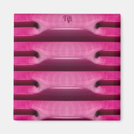 FIFI ~ BON BONS ~ Abstract patroon ~ ROZE ~ Magneet