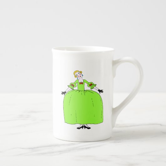 Fifi ~ Bone China 10oz Mok (Rechts)