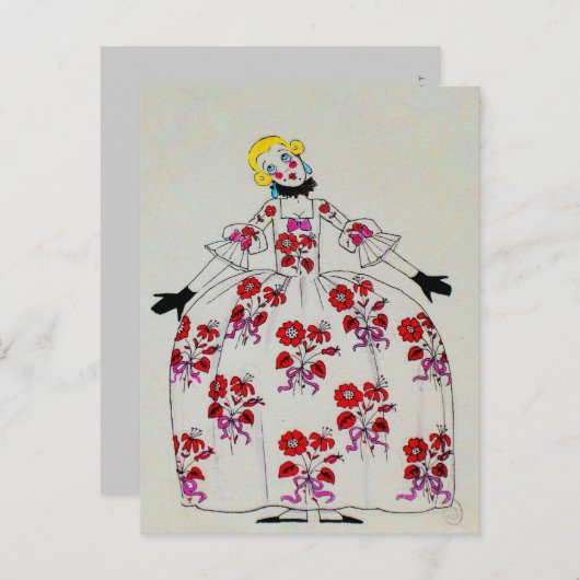 Fifi ~ Briefkaart / Uitnodiging (Voorkant / Achterkant)