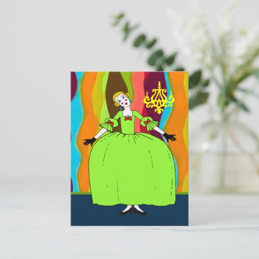 Fifi ~ Briefkaart / Uitnodiging (Staand voorkant)