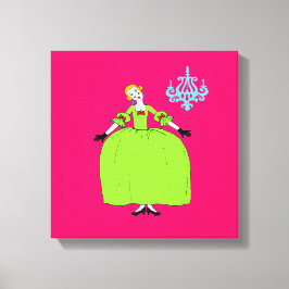 Fifi ~ KLEUR WIJZIGEN 11x11 1,5 "dik Canvas Afdruk