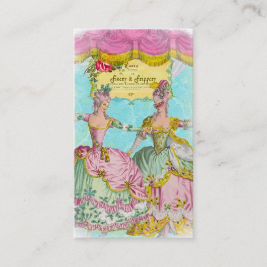 Fifi-LaRue Finery en Frippery Visitekaartje Vivid (Voorkant)