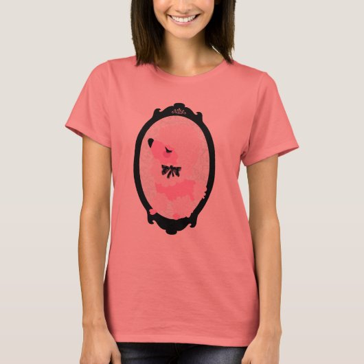 Fifi Pink Poodle T-shirt (Voorkant)