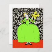 Fifi ~ VERANDER VAN KLEUR Ansichtkaart / Uitnodigi Uitnodiging Briefkaart (Voorkant / Achterkant)