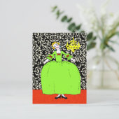 Fifi ~ VERANDER VAN KLEUR Ansichtkaart / Uitnodigi Uitnodiging Briefkaart (Staand voorkant)